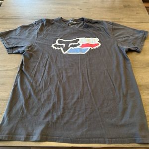 Men’s 2XL Fox Graphic T-shirt Dark Charcoal